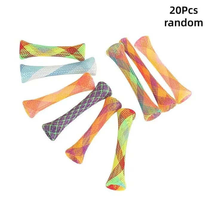 Jouets à ressort colorés pour chat, bâton en maille, jouet interactif pour animaux de compagnie, jou