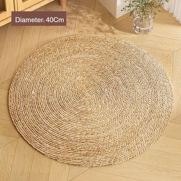 Tapis à litière pour chat résistant à l'usure, griffoir en herbe, tapis en rotin pour chat, jouets a