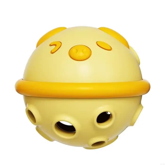 Boule distributrice friandises régulable pour chats, jouet à mâcher interactif pour soulager l'ennui