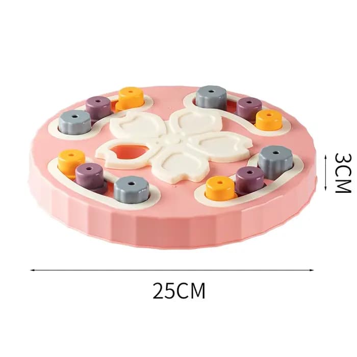 Bol antidérapant distributeur de nourriture pour animaux de compagnie, jouets de Puzzle interactifs 