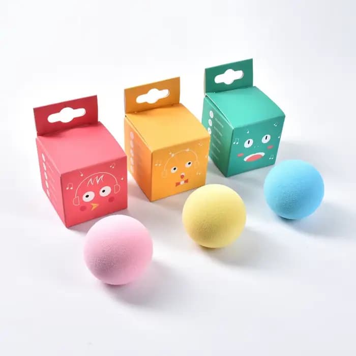 Jouets intelligents pour chat, balle interactive en peluche, jouet d'entraînement électrique avec he