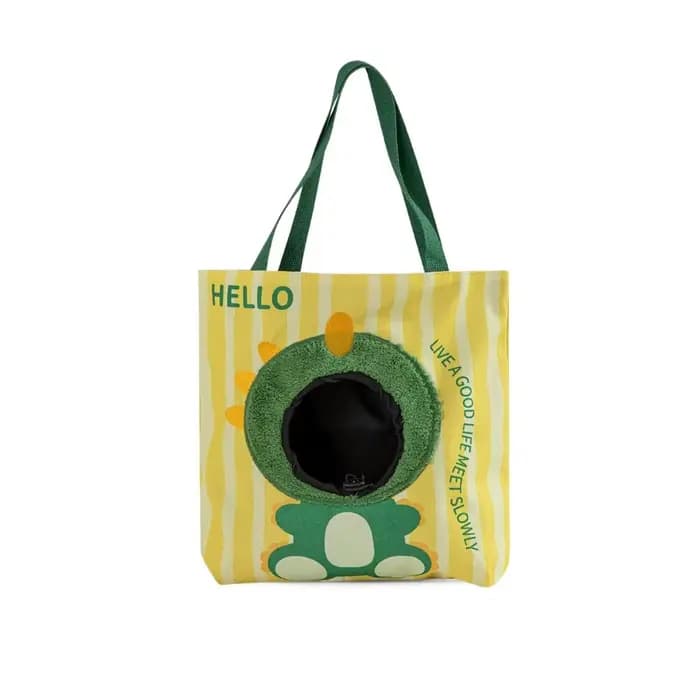 Sac de transport léger et respirant pour chat, sac à bandoulière Portable en toile avec trou pour an