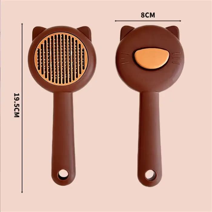 Brosse d'épilation pour chat et chien, brosse de toilettage, Massage, nœud ouvert, nettoyage des poi