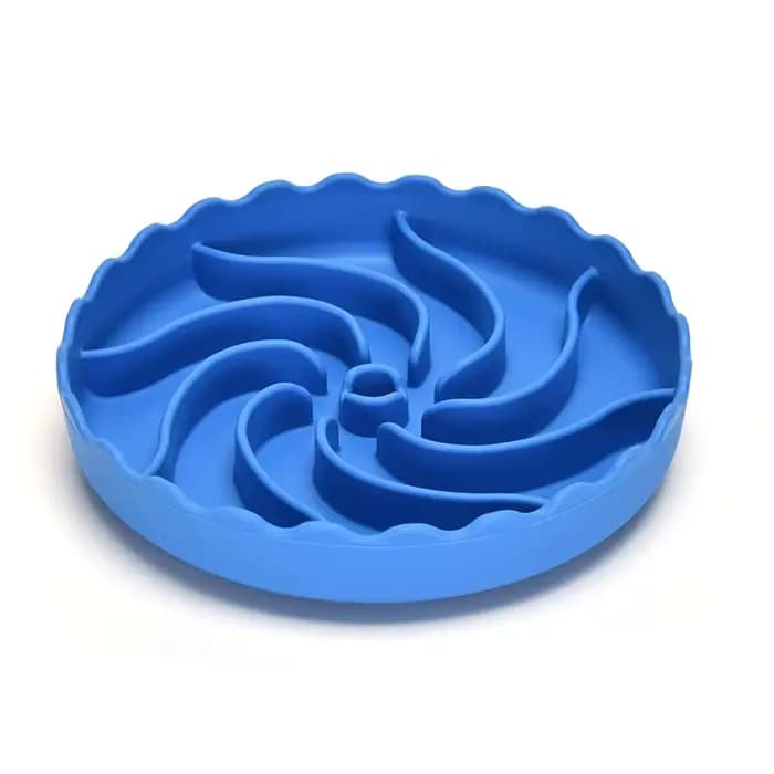 Bol de nourriture lente pour chien, bol d'alimentation en Silicone de qualité alimentaire pour anima