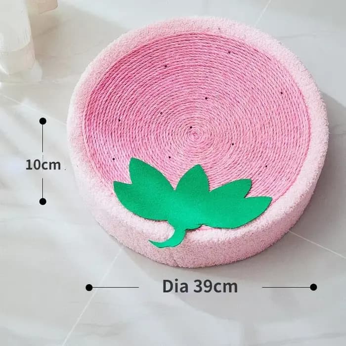 Tapis à gratter rond pour chat, tissage en Sisal, planche à gratter 2 en 1, maison pour chat, griffe