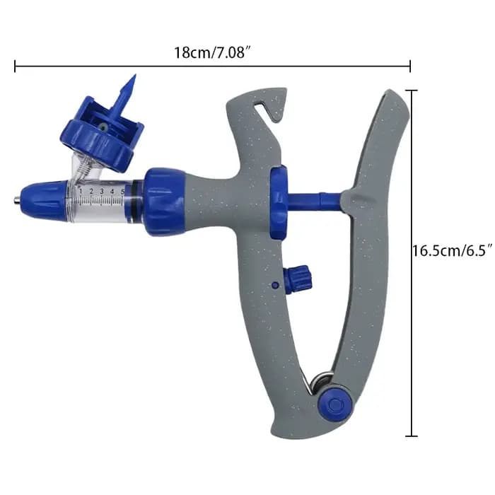 Seringue continue vétérinaire automatique, 1ml/2ml/5ml, Injection animale, vaccine réglable pour bét