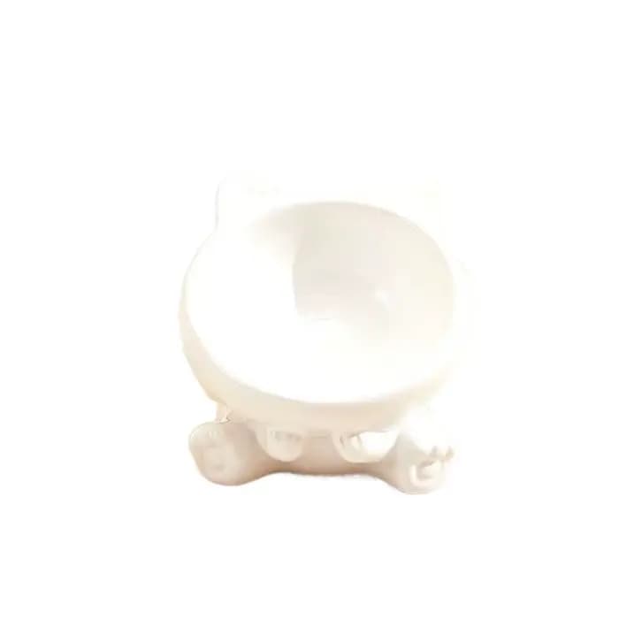 Bol en céramique créatif pour chat, mignon, à bouche inclinée, surélevé, antidérapant, multi-usage, 