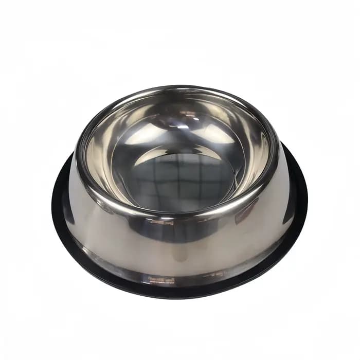 Bol pour animaux de compagnie en acier inoxydable, bol durable en métal pour chien et chat, bol pour