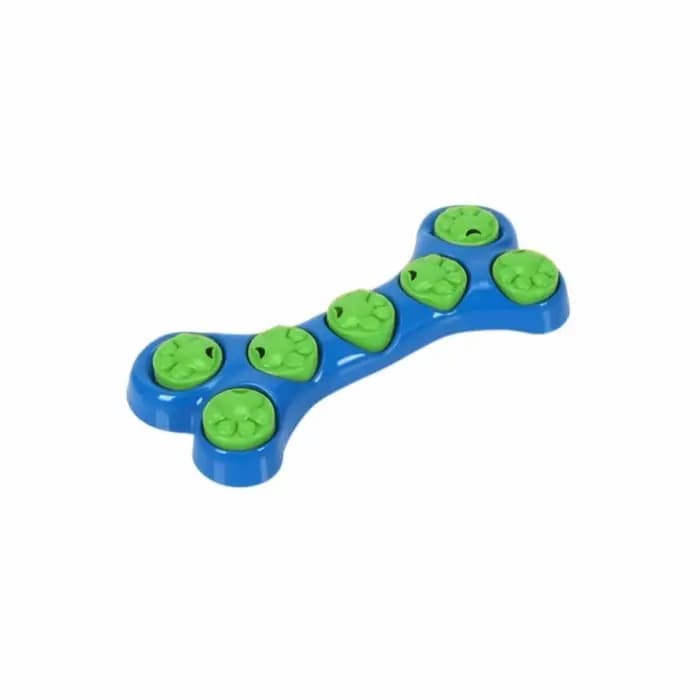 Distributeur de nourriture interactif non toxique pour chien, jouet coloré résistant aux morsures, m