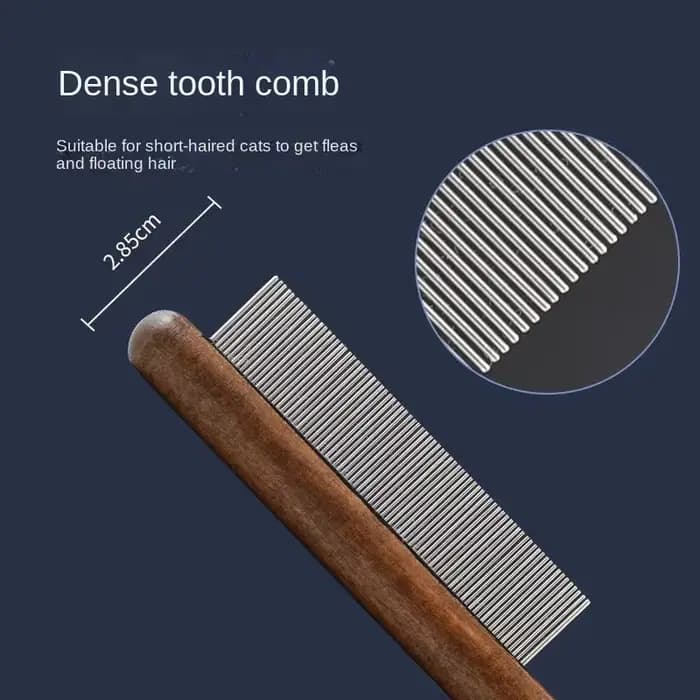 Brosse de toilettage pour animaux de compagnie, élimine les poils des chats, peigne à dents fines, a