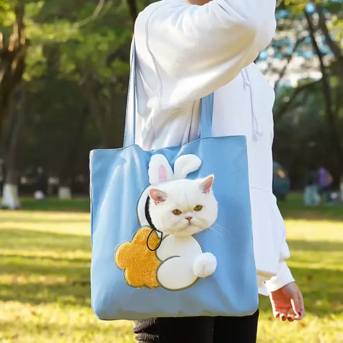 Sac de sortie pour animaux de compagnie, sac à bandoulière pour chat, sac de transport pour petit ch