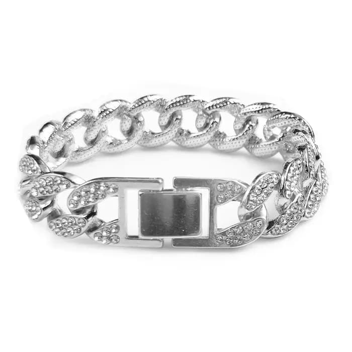 Collier de luxe en diamant pour chien, chaîne cubaine en or, collier en métal pour animaux de compag