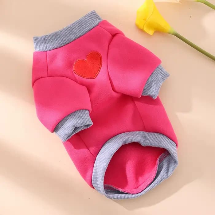 Pull moyen chat pour Taddy Yorkshire hiver chaud petit chien à capuche amour moyen épaissi mignon ch