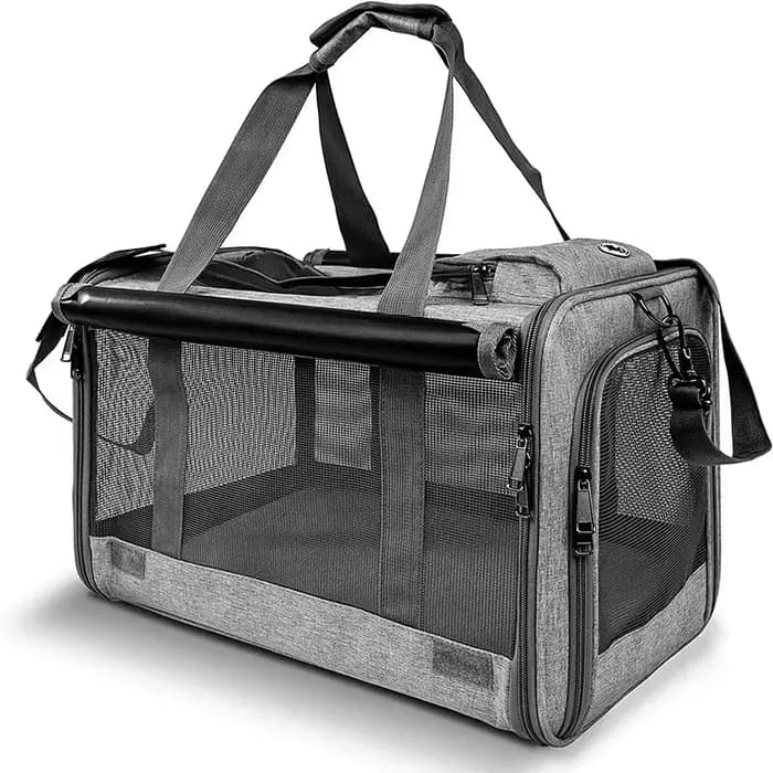 Transporteur pliable pour chat, en maille respirante, avec coussin Double face, transporteurs de voy
