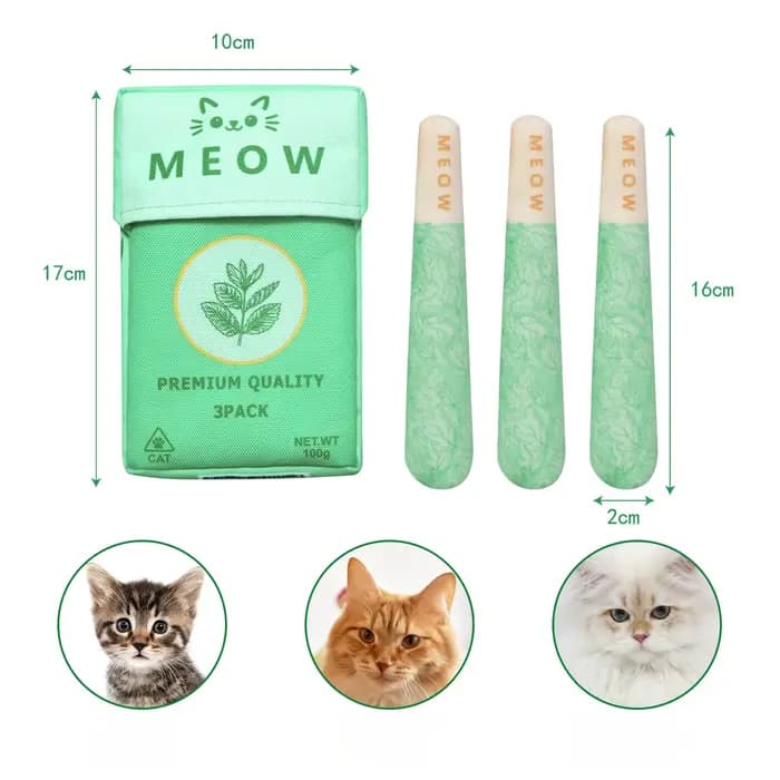 Jouet de meulage de dents de chat, jouet à mâcher interactif anti-Stress adapté aux chatons, produit