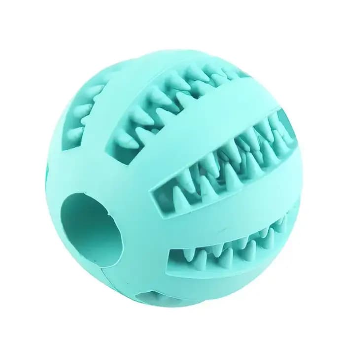 Balle à mâcher en silicone pour petits chiens, jouet coule résistant aux morsures, livres de dents, 