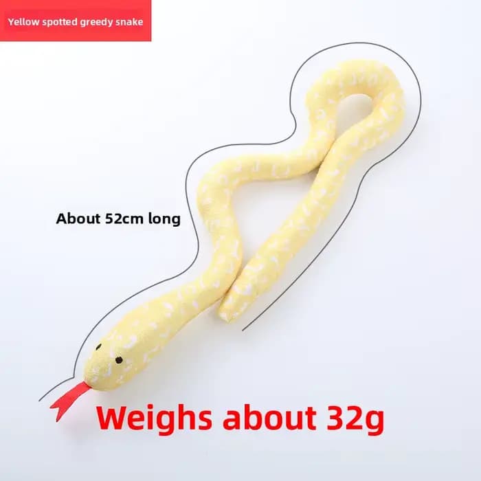 Jouets serpent à pince pour chat, jouet serpent d'intérieur pour chaton, jouet en peluche doux pour 