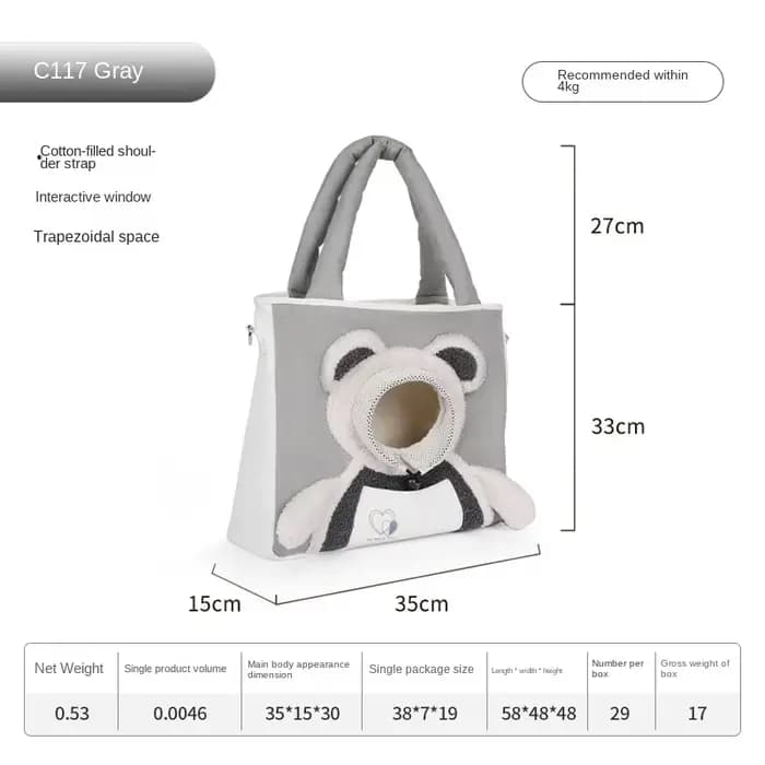 Sac à bandoulière Portable pour chat, sac à dos pour chien exposé, petit sac pour animaux de compagn