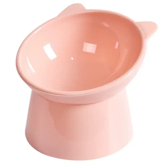 Bol incliné pour nourriture pour chat, plat ergonomique surélevé pour nourriture pour chat, bol d'al