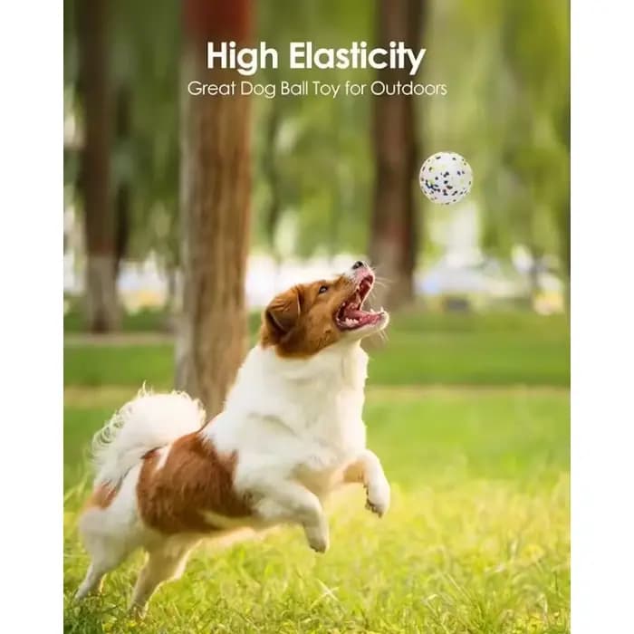 Balle à Mâcher Super Morsure pour Chien, Balle à Mâcher Légère, Balle Interactive à Haute artificiel