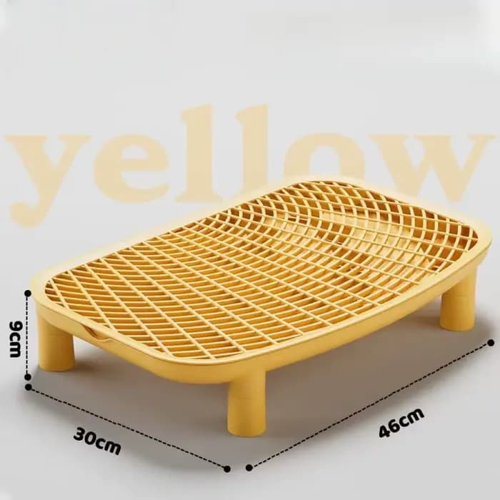 Tapis de litière Double couche haute hauteur, tapis à pédale Anti-Spla, empêche les déversements du 