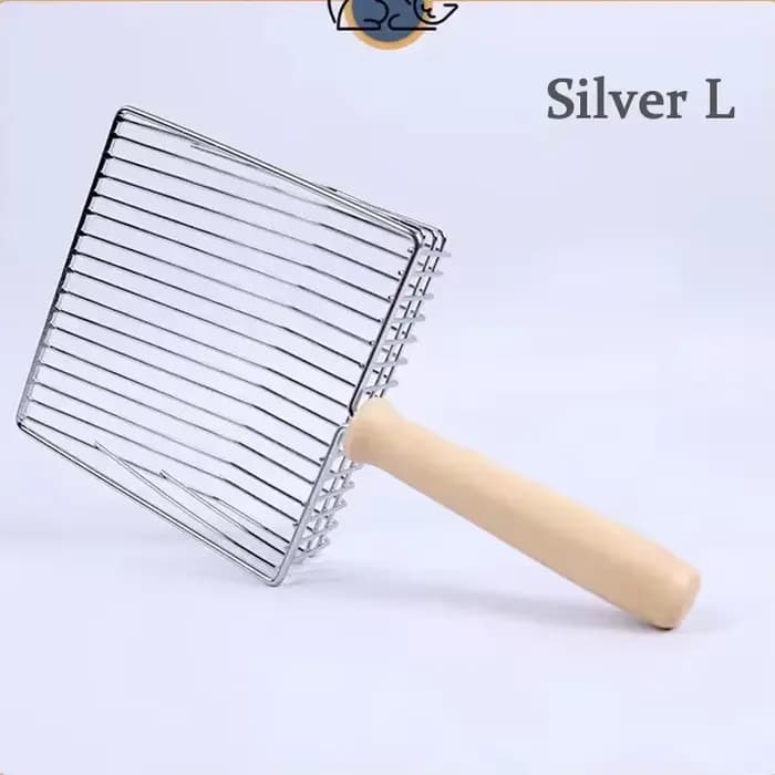 Pelle à litière pour chat avec manche en bois, outils de livres de toilette, fournitures d'accessoir