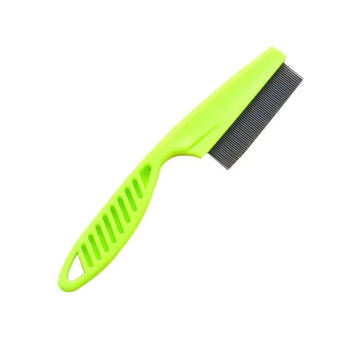 Peigne à puces en acier inoxydable, brosse répulsive d'insectes, peignes de soins pour animaux de co