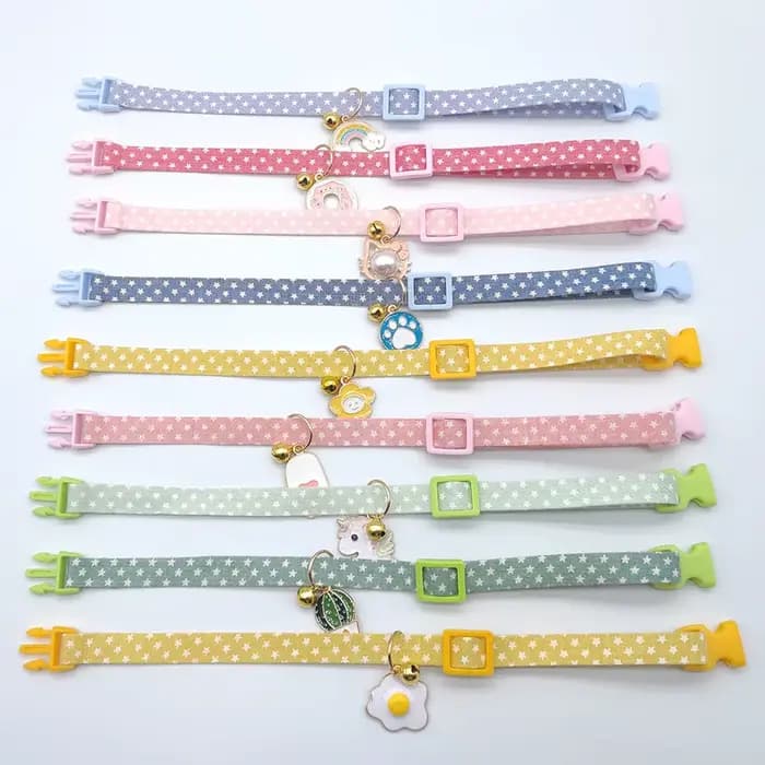 Collier réglable pour animaux de compagnie, avec cloche, pour petit chien, pendentif mignon, accesso