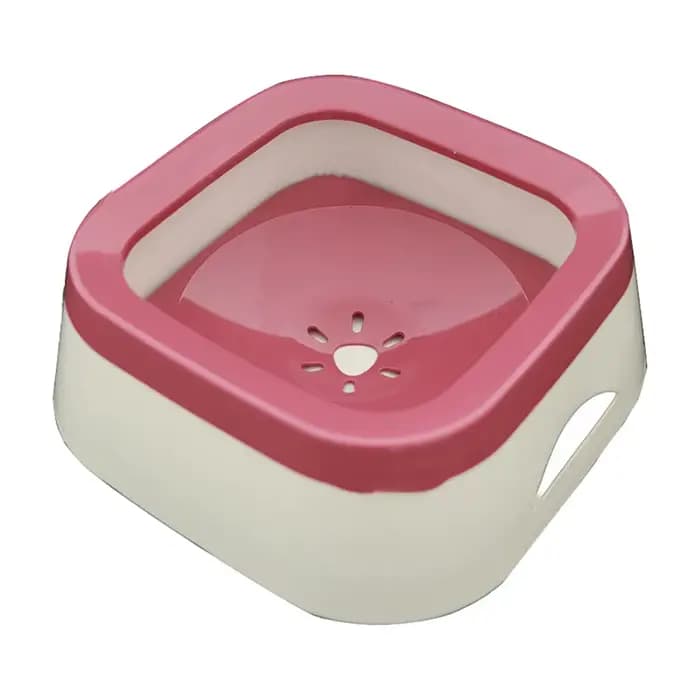 Bol d'eau potable pour chien, bol flottant à bouche Non mouillante pour chat sans déversement, distr