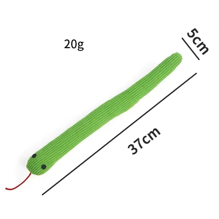 Jouet interactif serpent sonore pour chats et chiens – Jouet à frapper pour chatons de 16,5'' de lon