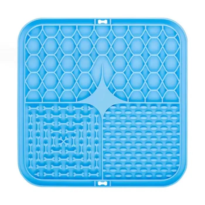 Tapis en Silicone pour animaux de compagnie, assiette de nourriture lente pour chiens, bain, distrac