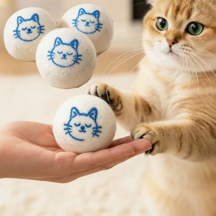  Jouet pour chaton en laine