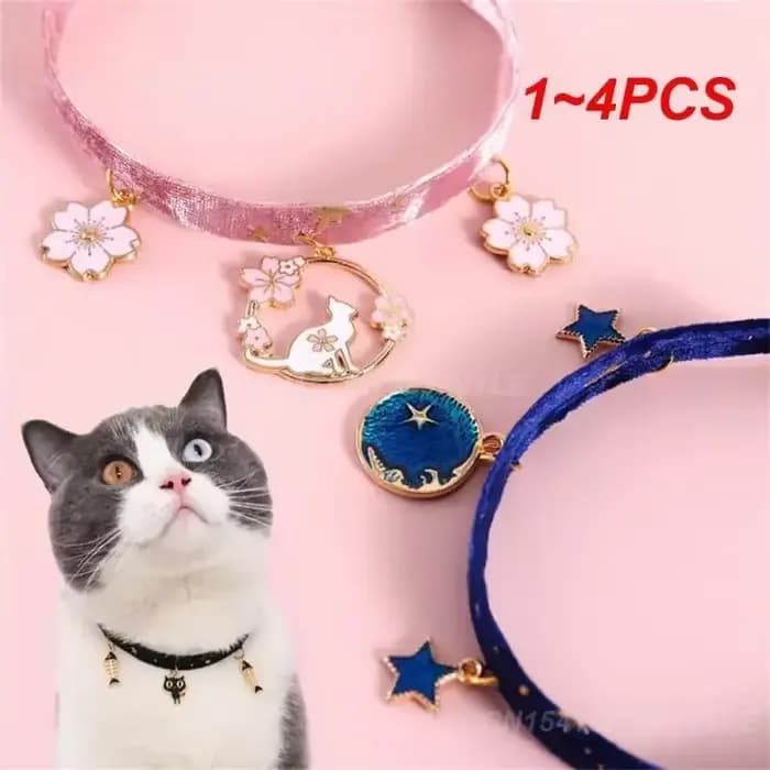 Collier de chat élastique simple et délicat