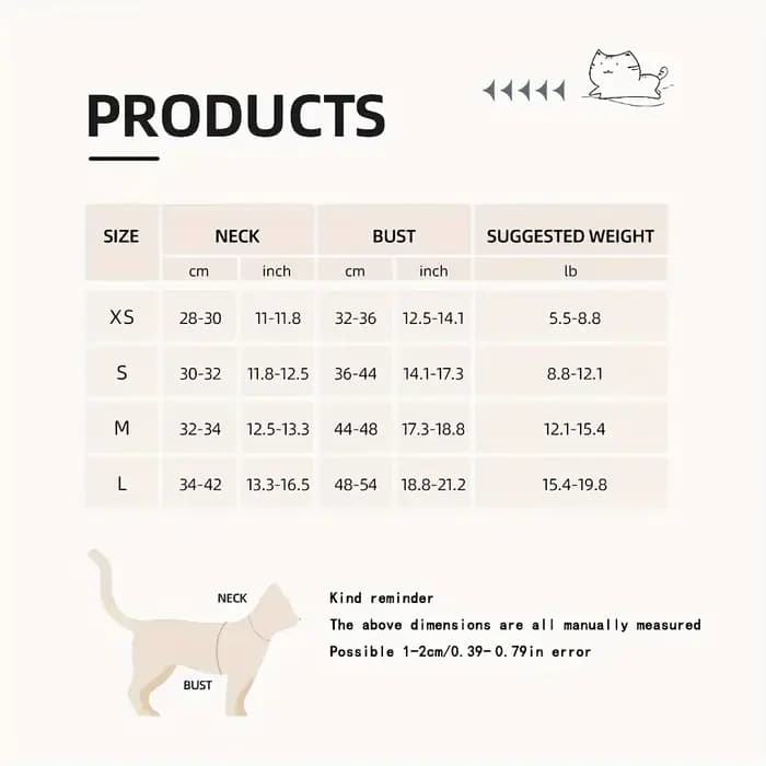 Harnais festif pour chat vichy : polyester respirant avec fermoirs métalliques et sangles réfléchissantes pour les promenades sûres