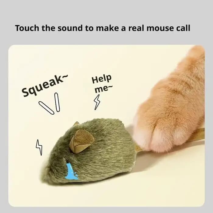 Jouet pour chat en peluche
