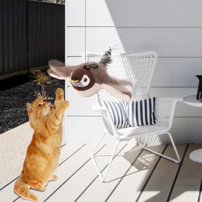 Jouet en peluche pour chat