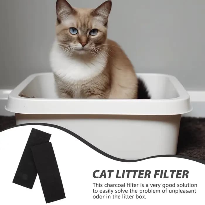 Filtres à charbon actif pour litière de chat
