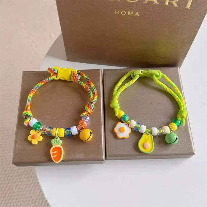 Collier coloré mignon pour animaux de compagnie