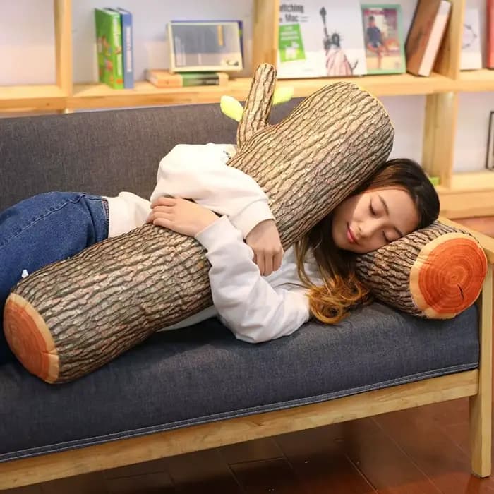 Coussin de coffre d'arbre 3D amusant