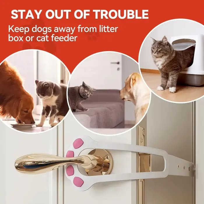 Support de porte pour chat