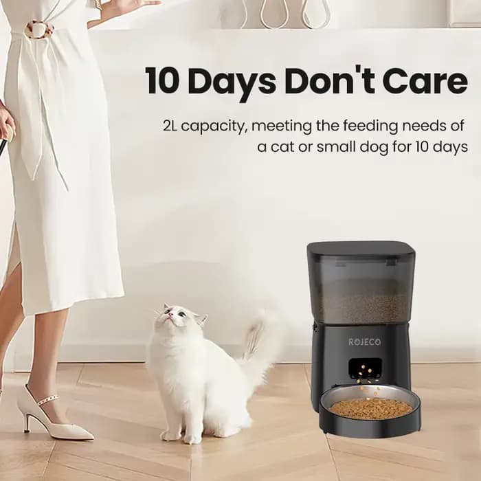 ROJECO mangeoire automatique pour chat animal de compagnie intelligent