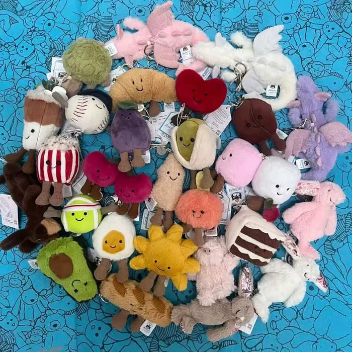 Nouveau Porte-clés Chat Interactif en Peluche