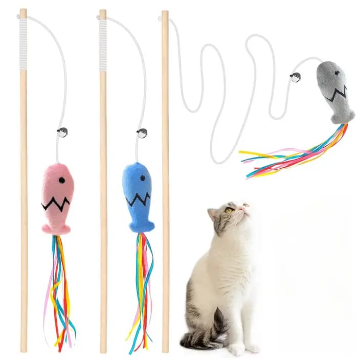 Jouet de baguette de chat de mode
