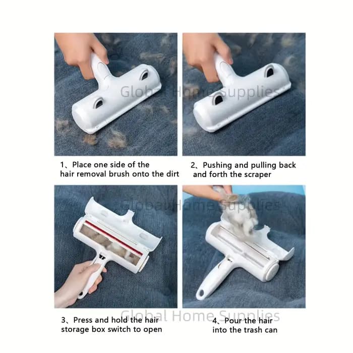 Brosse anti-poils pour chat