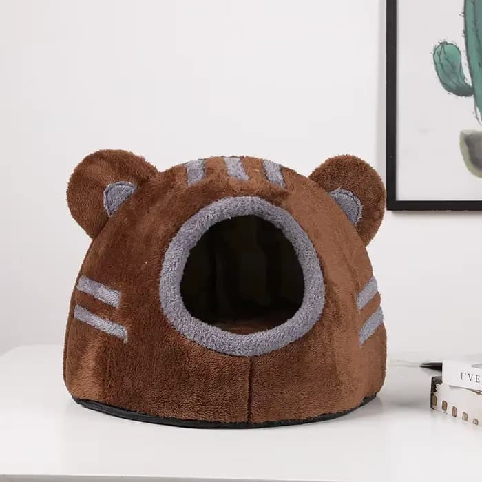 Lit pour chat confortable pour le sommeil profond hivernal