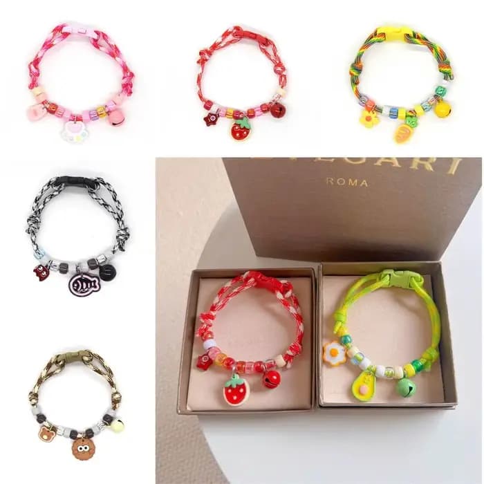 Collier coloré mignon pour animaux de compagnie