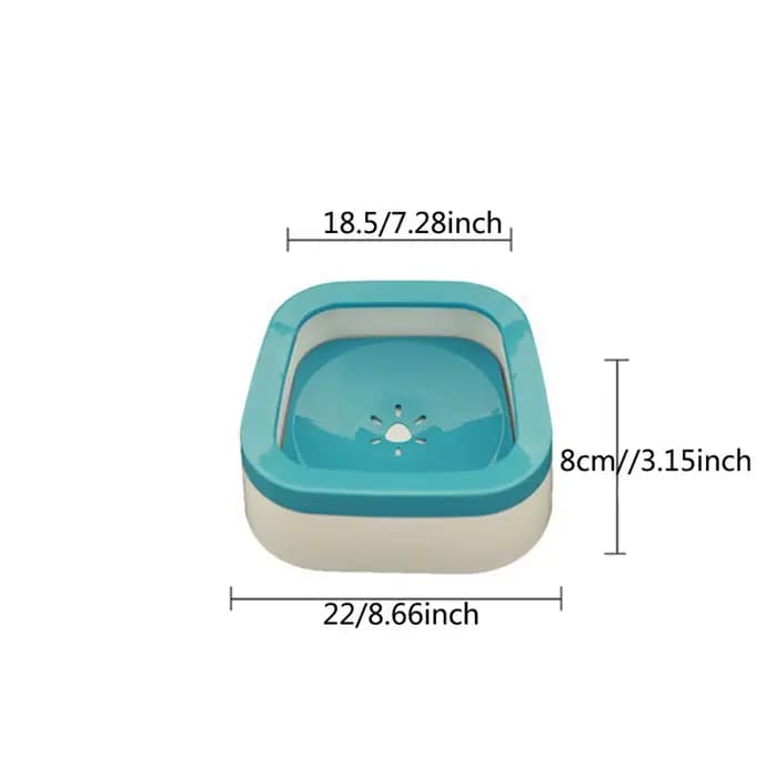 Bol d'eau anti-éclaboussures de 1000ml