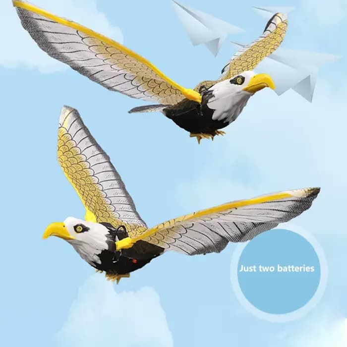 Jouet interactif pour chat en forme d'oiseau de simulation, amusant, à suspendre à la porte, avec corde à gratter automatique, bâton pour chat, jouet pour chat aigle, fournitures pour chats