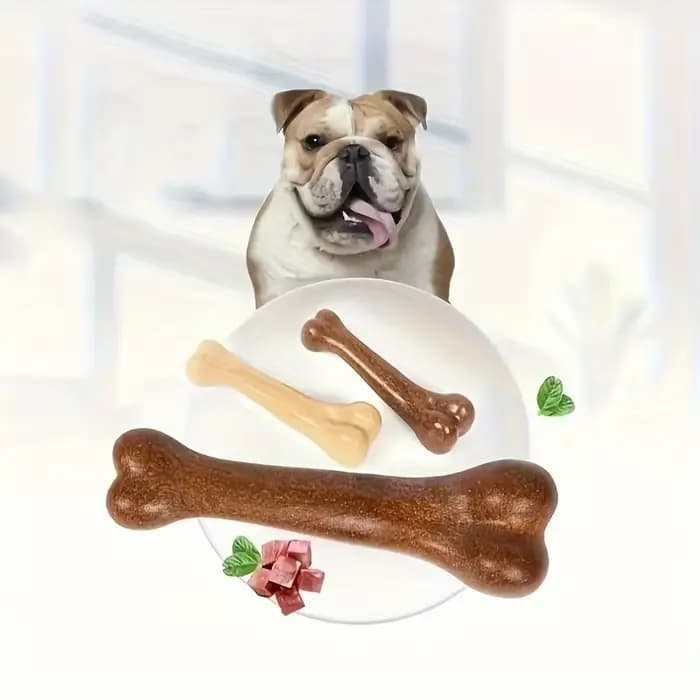 Jouet à mâcher durable pour chien au goût de bœuf