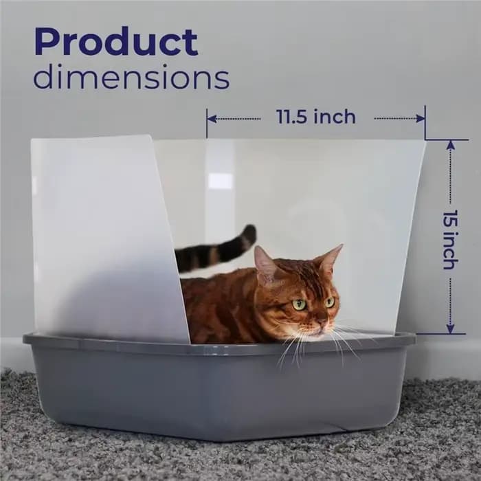 Couvre-litière pour chat (4 pièces) 15 x 11